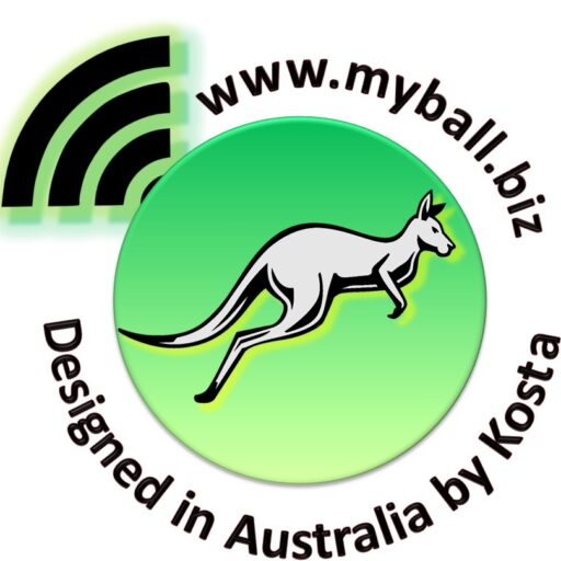 myBall smart cricket ball logo